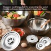Stainless Steel Cover Bowl 7.1in Universal Lid for Pots Pans