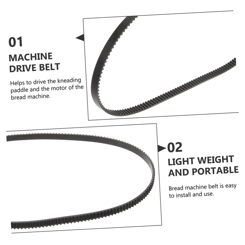 Operitacx Replacement Drive Belt for Bread Machine Motor Belt for