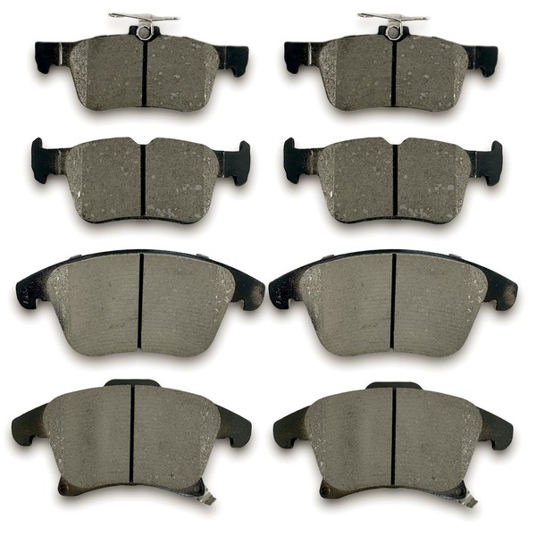 evkingauto Front Rear Ceramic brakes Pads Brake Pad Compatible with
