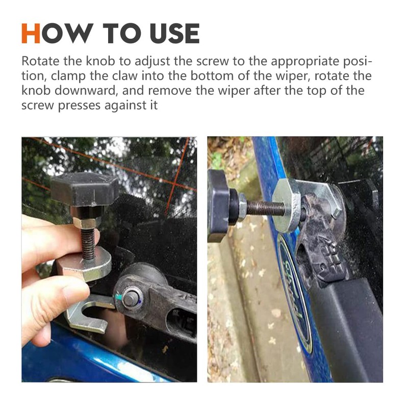 FIVCLOK Windscreen Wiper Arm Puller Remover Tool Windscreen Window Wiper