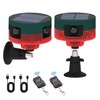 ChunHee Solar Motion Sensor Alarm Outdoor, Dog Barking & Gunshot