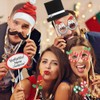 Christmas Photo Booth Props, Merry Christmas Photo Background Posing Props,