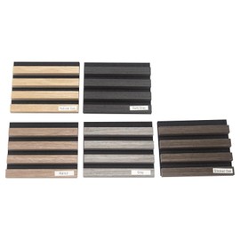NeatiEase Wood Wall Panels Color Samples Pack, Acoustic Slat Wall Panels for Interior Wall Decor and Noise Reduction, Decorative Slat Wall Paneling