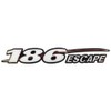 Triton Boat Raised Emblem Decal Sticker | 186 Escape