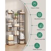 Hzuaneri 8 Tiers Vertical Shoe Rack, Narrow Shoe Tower, Tall