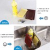 Sponge Holder, Sink Caddy Kitchen Brush Soap Dishwashing Liquid Drainer