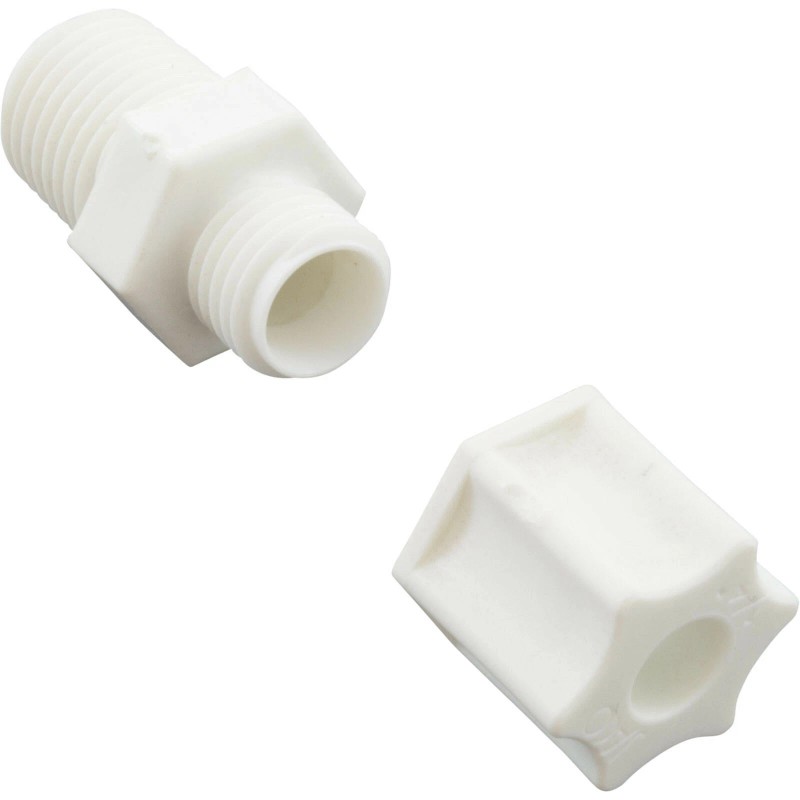 HTB Hot Tub Basics | Compression Fitting Pool Tubing 1/4"mpt