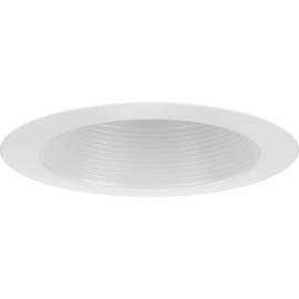 Progress Lighting P806002-028 6" Recessed Splay Baffle Trim Satin White 6" Housing (P806N Series)