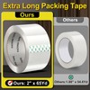 PACKKA PACKKA Clear Packing Tape, 12 Rolls Heavy Duty Shipping