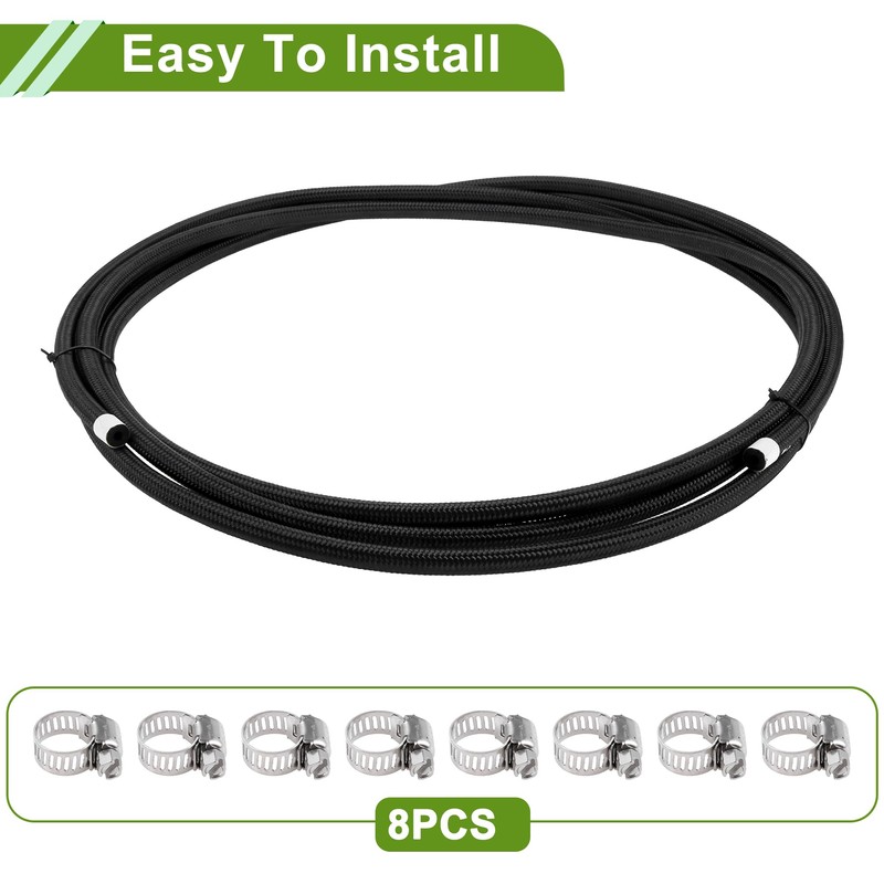 X AUTOHAUX 3/16" Fuel Line Kit 15.09ft Vacuum Hose Automotive