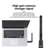 SODIAL 150Mbps 2.4G Wireless Network Card USB 2DBi WiFi Antenna