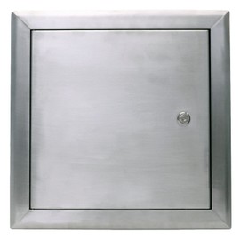 Access Door 20" X 20" Aluminum Insulated Fire Rated Access Panel Door for Wall/Ceiling Application (Lock and Key) with Frame - [Outer Dimensions: 21" Width X 21" Height]