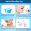 Bandejas dentales protectoras de silicona para brackets, multifuncionales, con clip