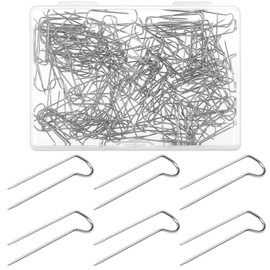 200 Pcs Sewing U-pins Needlecraft Blocking Pins Fork Needle for Quilting Sewing Double Blocking Pins Crafts Needle Multipurpose Pins for DIY Sewing Jewelry Craft Making