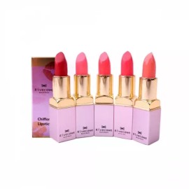 LiveCozy 리브코이 쉬폰 립스틱 입술보호 건조한 입술에 보습감 Rivkoei Chiffon Lipstick Lip Protection Moisturizing for Dry Lips [01 Chiffon Red]