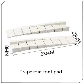 30pcs Furniture Shims,Flexible Plastic Shims Soft Construction Shims Flexible Furniture Leveling Shims Premium Furniture Levelers For Home Office Furniture Etc(20pcs White+10pcs Black)