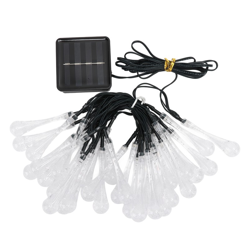 Solar String Lights IP65 Waterproof 2 Light Modes Outdoor String