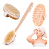 Veraly Set 3 Cepillos Exfoliantes Corporales Mejoran Circulación Fu