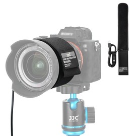 JJC USB Lens Warmer, 80mm Dew Heater Strip With Temperature Regulator, Condensation Prevention for Telescopes, Mirrorless DSLR Camera, Astrophotography, Eyepieces Less Than 3.15"/80mm