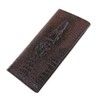 SUSHUN Men's 3D Alligator Wallet Bifold ID Card Holder Purse