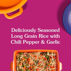 BEN'S ORIGINAL Ready Rice Chili Garlic Flavored Rice, Easy Dinner Side, 8.5 oz Pouch