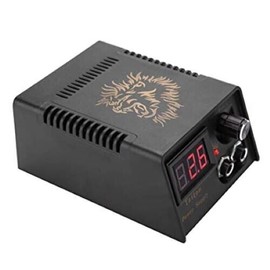 ZJchao Tattoo Power, LCD Display Professional Lion Head Tattoo Transformer Beauty Tool