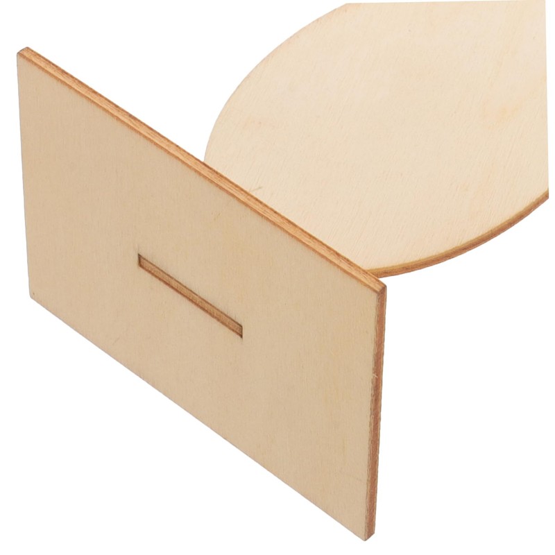 DOITOOL 5pcs Wooden Clay Board for Portrait Making Safe Durable