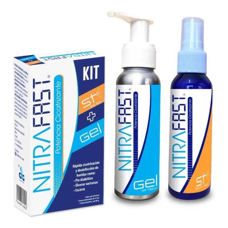 Pie Diabético Y Heridas Infectadas -gel Cicatriza Desinfecta