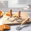 Ravioli Maker Stamp Cutter with Roller Wheel Set,for Ravioli, Pasta,