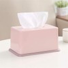 Tissue Box with Spring Support, 1Pc Simple Plastic Tissues Holder
