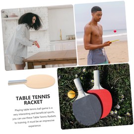 COOLHIYA Table Tennis Training Racket Signature Board Pombat Fashionable Design Improve Skills