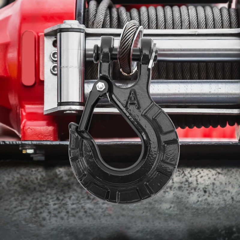 3/8 Inch Clevis Slip Hook with Safety Latch, Heavy Duty