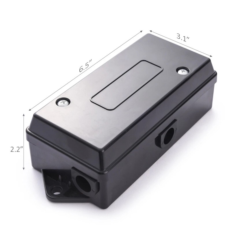 MICTUNING 7 Way Trailer Wire Cord Junction Box Weatherproof Block