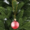 SAVITA 200pcs Christmas Ornament Hanger String, Precut Metallic Ribbon for