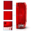 AmeriLite AmeriLite Red Replacement Tail Light Assembly Set for Ford