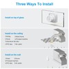 Bathroom Exhaust Fan, 6 inch Silent Ceiling and Wall Mount