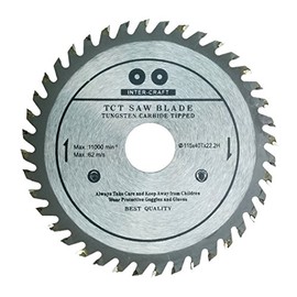 115 x 22.23 mm Saw Blade, Circular Saw Blade for Wood with 40 Tilted TCT Teeth