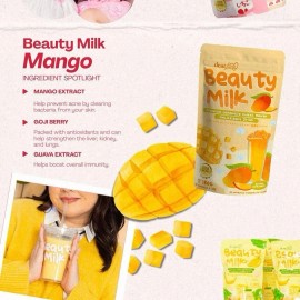 Dear Face Beauty Milk Premium Japanese Sweet Mango Drink 10 Sachets