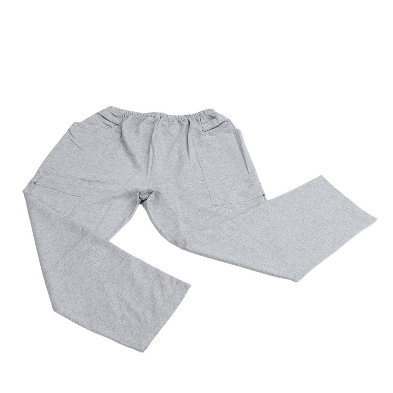 Catheter Leg Bag Pants 2 Outer Side Pockets Soft Cotton