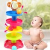 5 Layer Ball Drop Toy Ball Swirling Tower Toddler Stacked