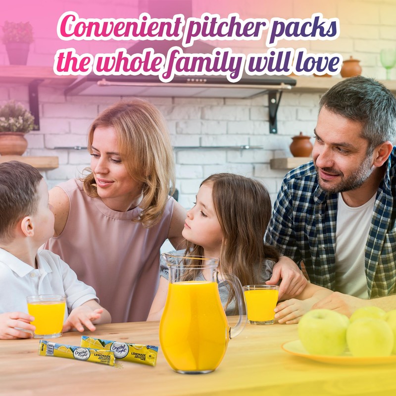 Crystal Light Pitcher Packets Drink Powder - 12 (2-quart) Sugar