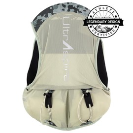 UltrAspire Big Bronco Lightweight Running Race Vest - Desert Sage, Small (35"-40") W/ 2 x 500mL Softflasks Included
