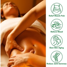 Aliver Sore Muscle Massage Oil Natural Therapy Oil with Arnica &Chamomile Relaxing oil