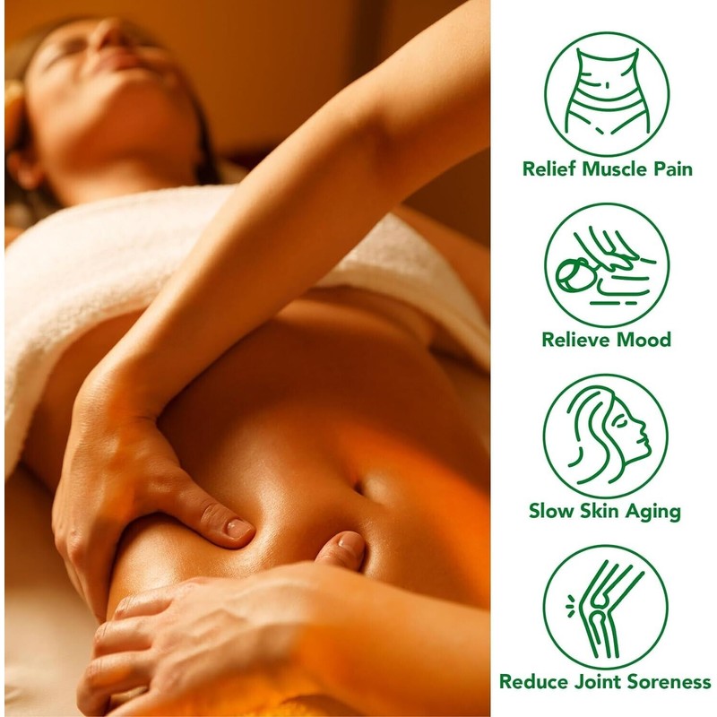 Aliver Sore Muscle Massage Oil Natural Therapy Oil with Arnica