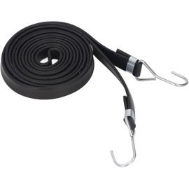 Hilitand Cuerdas Elásticas con Gancho, Correa Elástica Ajustable de Goma de Neopreno Resistente para Equipaje y Carga, 10 Bandas Elásticas de 2 Cm de Ancho (2.5M)