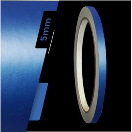 Decorative Strips Blue Metallic Matt in 5 mm Width and 10 m Length for Car Boat Jet Ski Model Making Tape Sticker Film Decorative Strips