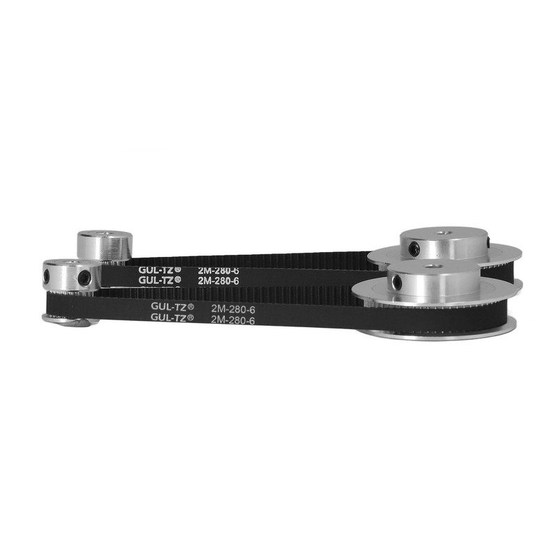 Timing Belt Pulley Set 20 Teeth 60 Teeth Aluminium Synchronous