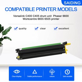 Versalink C400 C405 Drum Cartridge 108R01121 Drum Unit Yellow Replacement for Xerox Phaser 6600 6655 Versalink C400 C405 Printer