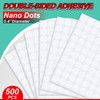 RQF 280 Pcs Double Sided Sticky Dots-0.79" Stickers Removable Round
