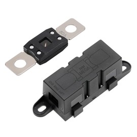 VEXUNGA Mega Fuse Holder and Mega Fuses 60 A Amp ANM Safety Fuse Holder with Mega Fuse Screw Fuse High Current Fuse for Car Truck